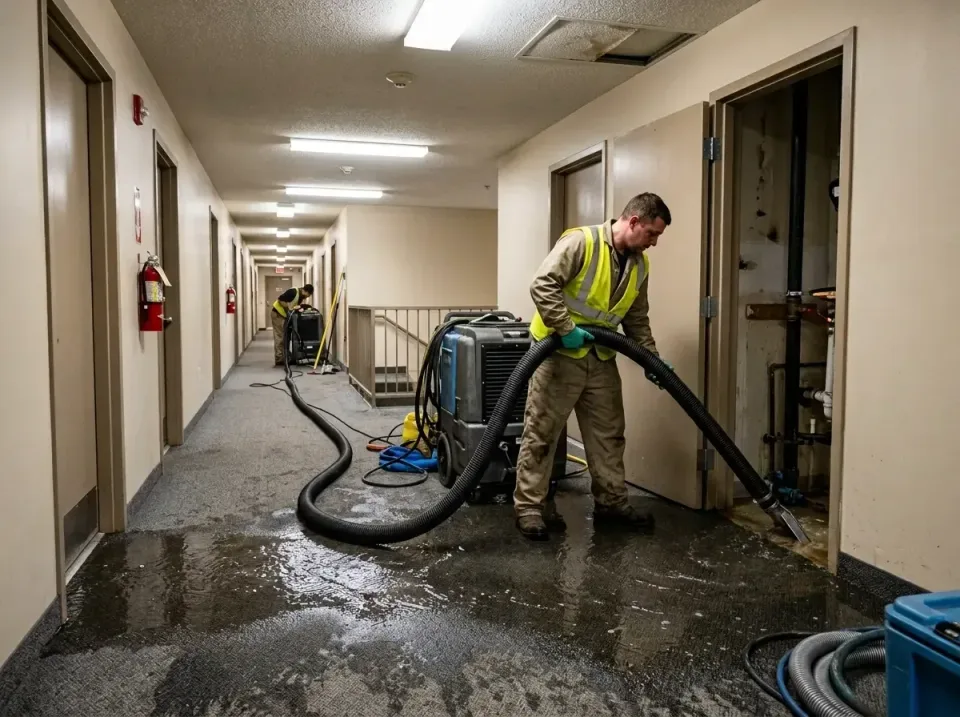 multi-unit-apartment-hallway-f-005 — frequently asked questions, Emergency Burst Pipe Water Extraction & Removal in Adams, WI